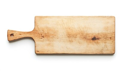cutting board isolated on white. 