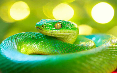 green snake