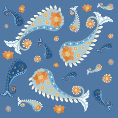 Abstract flora, Geometric Ethnic traditional seamless, 
Navajo Native American Indian, tribal, traditional, 
pattern design for carpet, print, wrap, decorative, illustration, Fabric, Wallpaper, Cerami