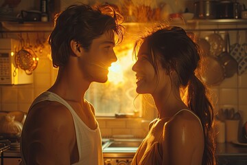 A candid shot of someone involved in a hobby or activity they love couple coworkers enjoying a quiet moment together