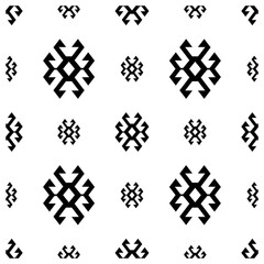 Traditional Turkish carpet and rug patterns. Anatolian motifs symbolizing fertility.