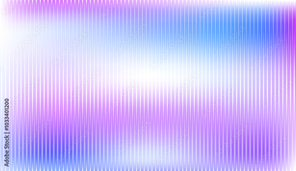Poster abstract ribbed glass texture with color gradient.ribble acrylic glass effect template background.ve