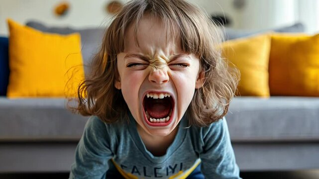 Emotional Child Yelling