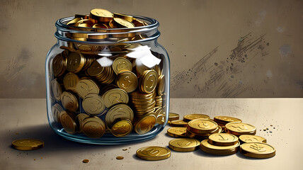"Money Jar: A Vault for Wealth"