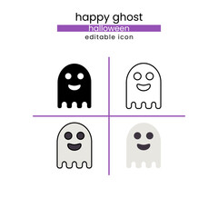 Obraz premium Ghost, Halloween, mystery, spooky, horror and Scary Icon