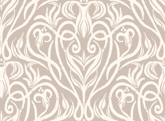 Motif floral wallpaper design