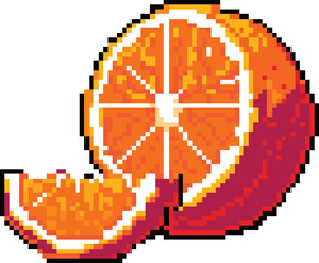 Pixel Orange Pop