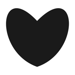 heart silhouette vector