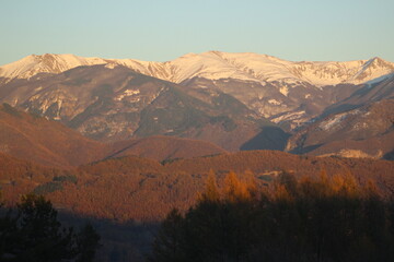 Montagne innevate in Italia