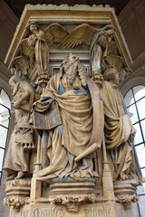 Dijon, Puits de Moïse (intérieur) : le prophètes Moïse