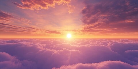 Fototapeta premium Sunrise and sunset sky backdrop