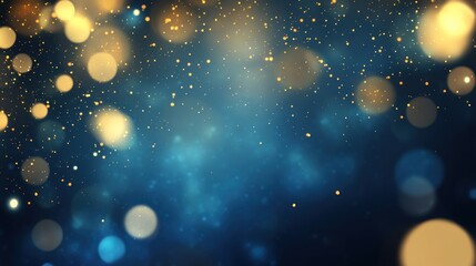 Obraz premium Abstract Blurred Background with Golden Lights