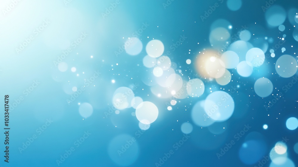 Poster abstract bokeh background