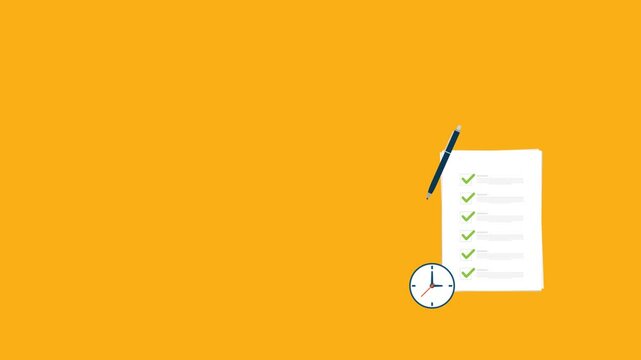 Meeting agenda. Reminder with a event list and schedule. Presentation with memo, Assignment target. Clipboard, checklist. Project task management and effective time.	