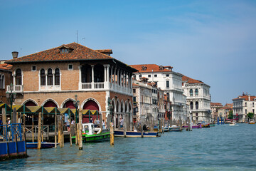 Obraz premium Italy Venice Canal landscape sea buildings