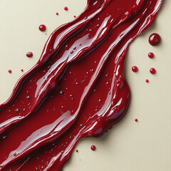 red paint splash