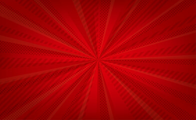 ポップな雰囲気の集中線、放射状の線の背景素材