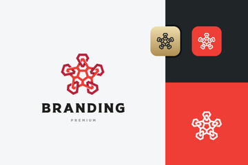 Abstract Minimalist Digital Multimedia Logo Design