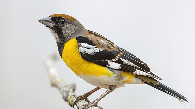 A Bird on White Background Image - a graceful and captivating visual. The bird on a pure white backdrop creates an enchanting and elegant scene.
