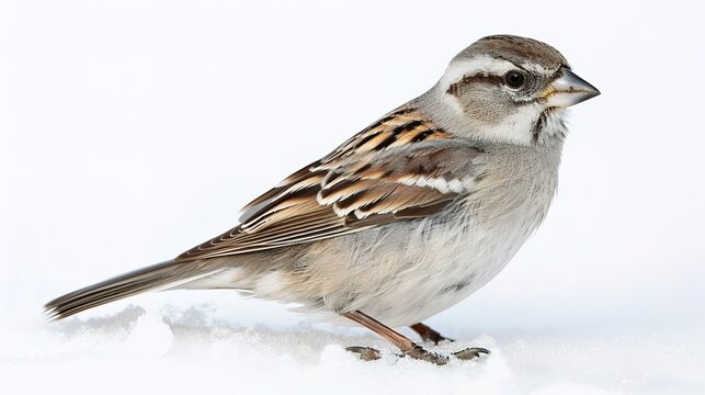 A Bird on White Background Image - a graceful and captivating visual. The bird on a pure white backdrop creates an enchanting and elegant scene.