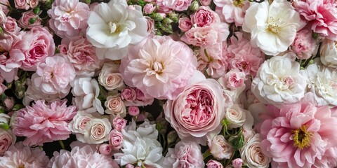 Floral backdrop featuring pink blooms