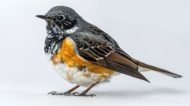 A Bird on White Background Image - a graceful and captivating visual. The bird on a pure white backdrop creates an enchanting and elegant scene.