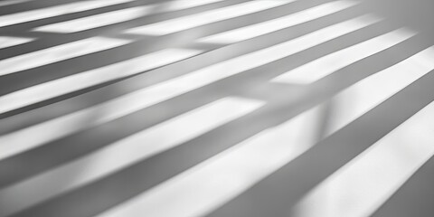 Obraz premium Close-up view of paper strips casting shadows on a white background.