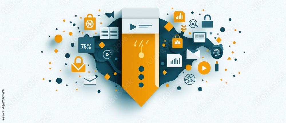 Aufkleber create a vibrant and engaging illustration with hq for dynamic visual communication
