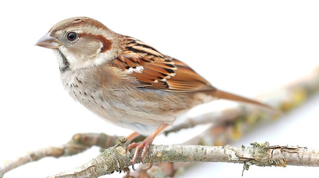 A Bird on White Background Image - a graceful and captivating visual. The bird on a pure white backdrop creates an enchanting and elegant scene.