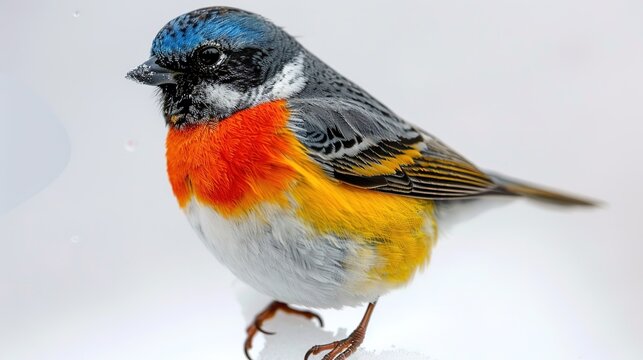 A Bird on White Background Image - a graceful and captivating visual. The bird on a pure white backdrop creates an enchanting and elegant scene.