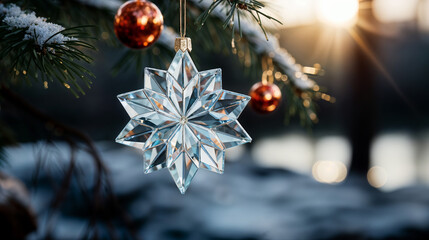 Crystal Christmas star