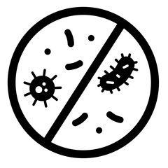 Antibacterial Icon, Medicine, health, Bactery