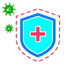 Antibacterial Icon, Medicine, health, Bactery