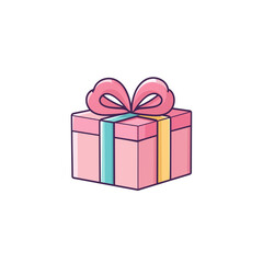 Obraz premium illustration of giftbox icon against white or transparent background .