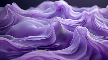 Obraz premium Purple Abstract 3D Waves Background
