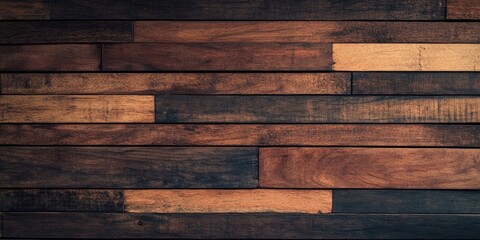 Naklejka premium Abstract wooden texture background, featuring hard wood with copy space for design elements.