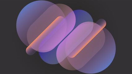 ABSTRACT DARK BACKGROUND WITH SMOOTH LIQUID GRADIENT GEOMETRIC SHAPES COLORFUL DESIGN VECTOR TEMPLATE GOOD FOR MODERN WEBSITE, WALLPAPER, COVER DESIGN 