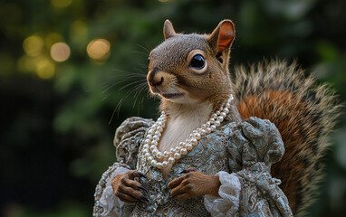 Obraz premium squirrel in the park