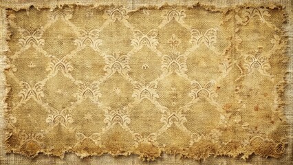 Faded Elegance An Intricate Pattern of Timeworn Textile with a Textured Surface and a Touch of Wear and Tear
