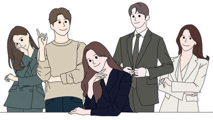 직장인들