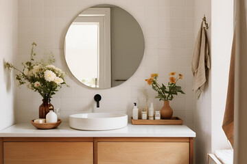 modern bathroom interior