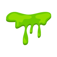 Dripping Green Slime Illustration