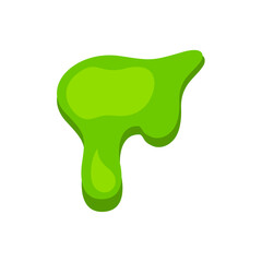 Dripping Green Slime Illustration