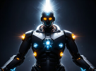 Fototapeta premium futuristic_robot