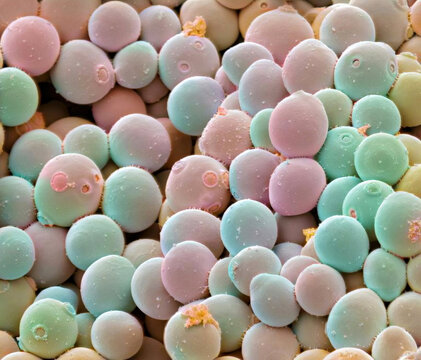 Yeast cells, SEM