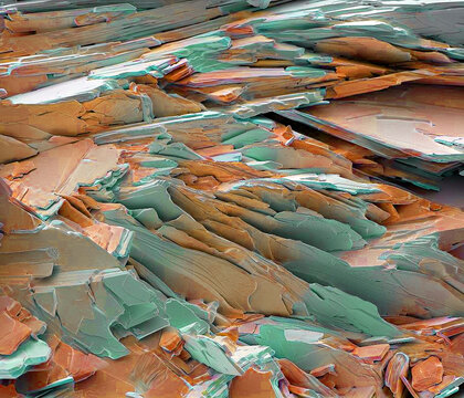 Gallstone crystals, SEM