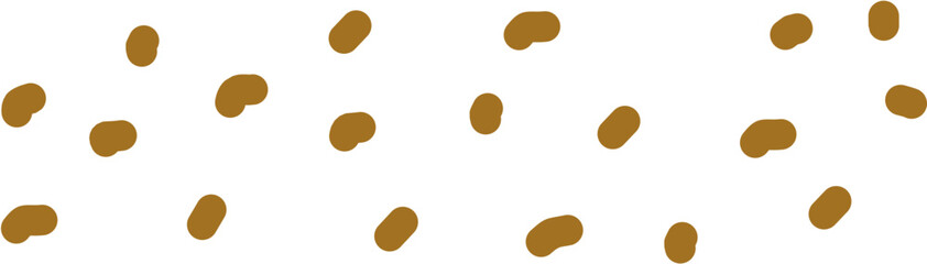 Brown Abstract Dots
