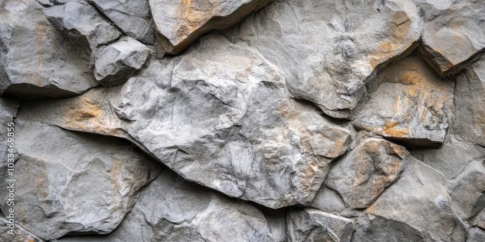 Aufkleber Abstract background of stone texture. Grey stone suitable for a backdrop. Attractive stone pattern or texture. Design includes copyspace.