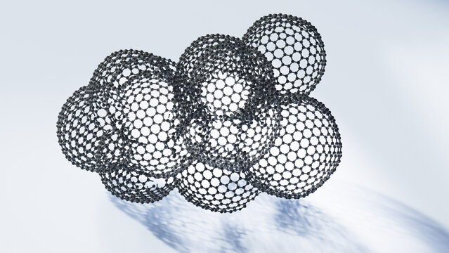 Graphene mesosponge, illustration