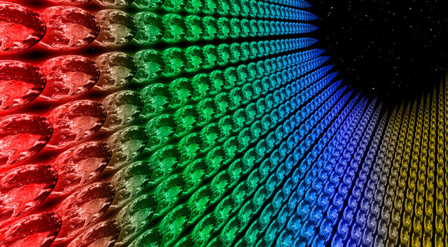 Parallel worlds, conceptual illustration